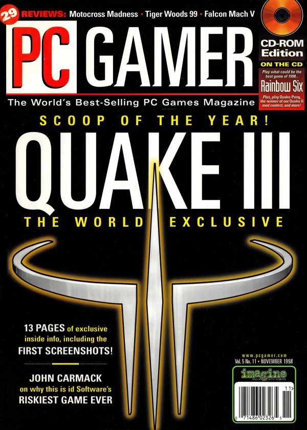 PC Gamer US   Issue 054 (Vol. 5 No. 11   Nov 1998) cover